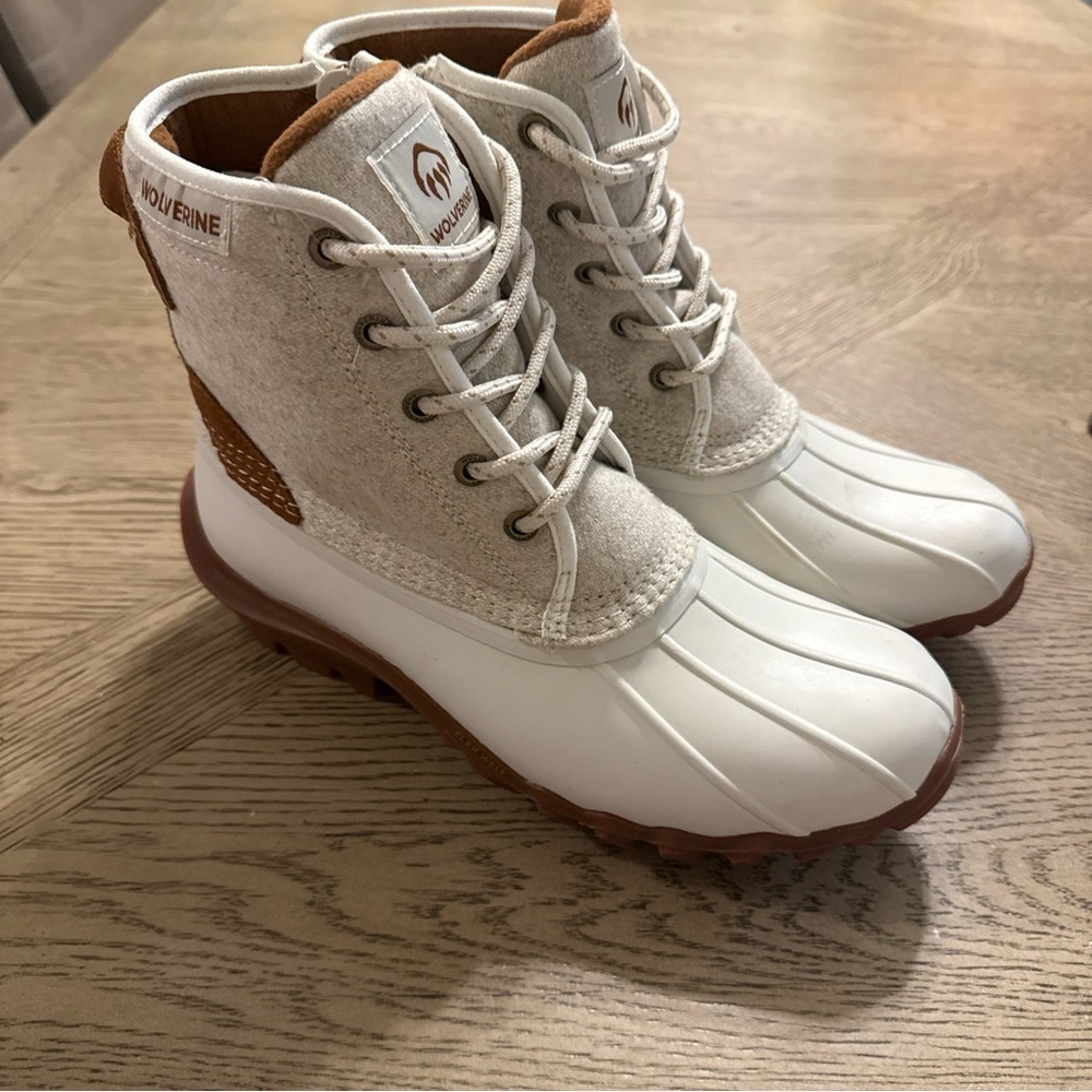 Wolverine Torrent Wool 6" Epx Ivory Wool US Womens 9.5